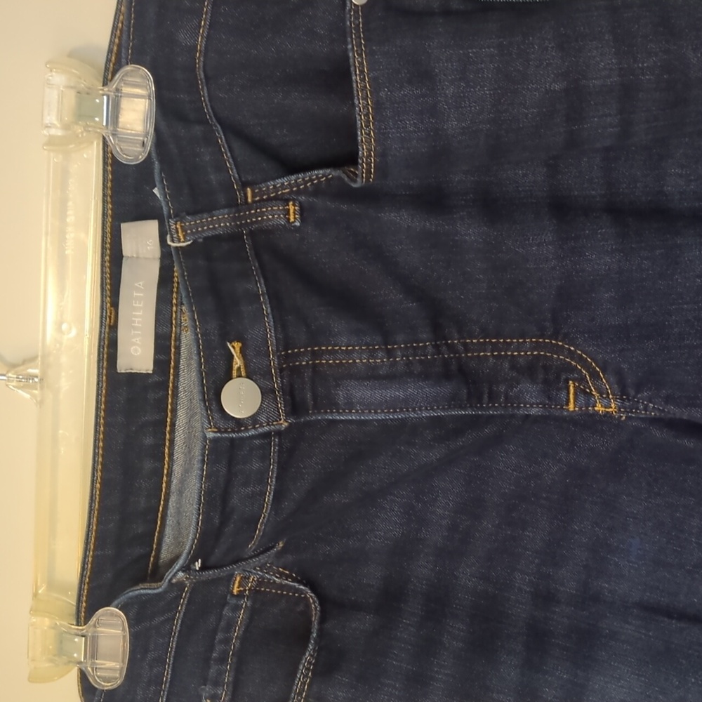 NWOT Athleta Sculptek High-Rise Dark Wash Skinny Jeans - Picture 5 of 13